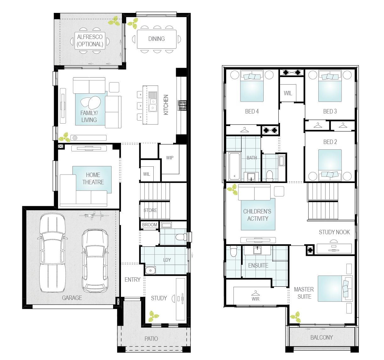 Architectural New Home Designs - Fontana One Floor Plans