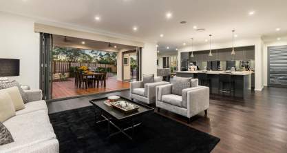 Family/living, Kitchen - Tallavera Luxury 2 Storey Home - McDonald Jones