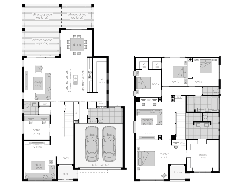 Floor Plan - Metropolitan40 - Two Storey Home - McDonald Jones