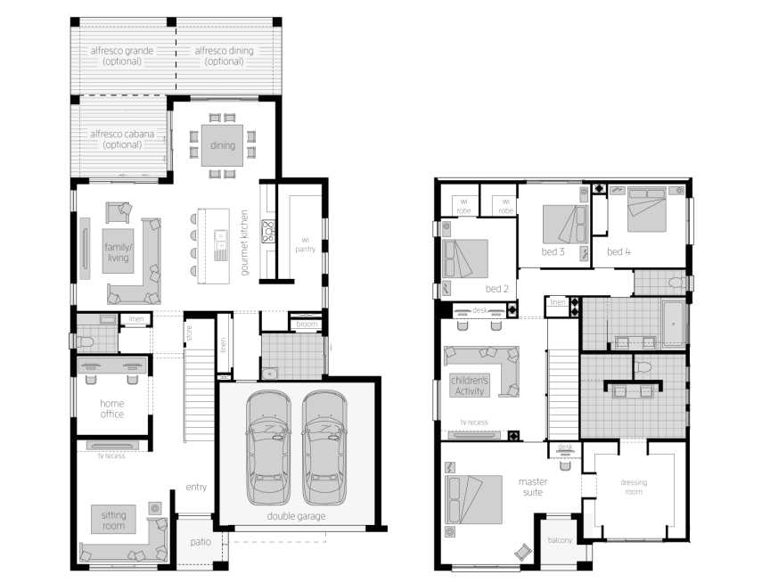 Architectural New Home Designs - Metropolitan 35 Floorplans