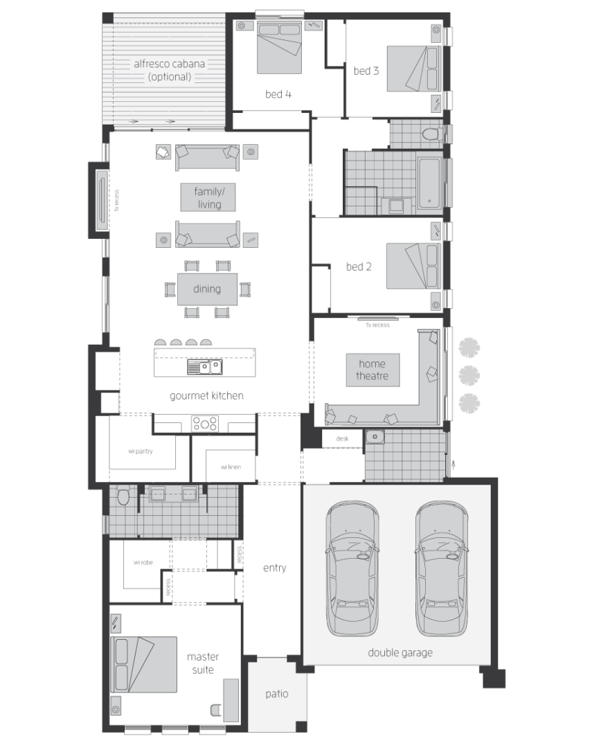 Architectural New Home Designs - Sandalford Floor Plans
