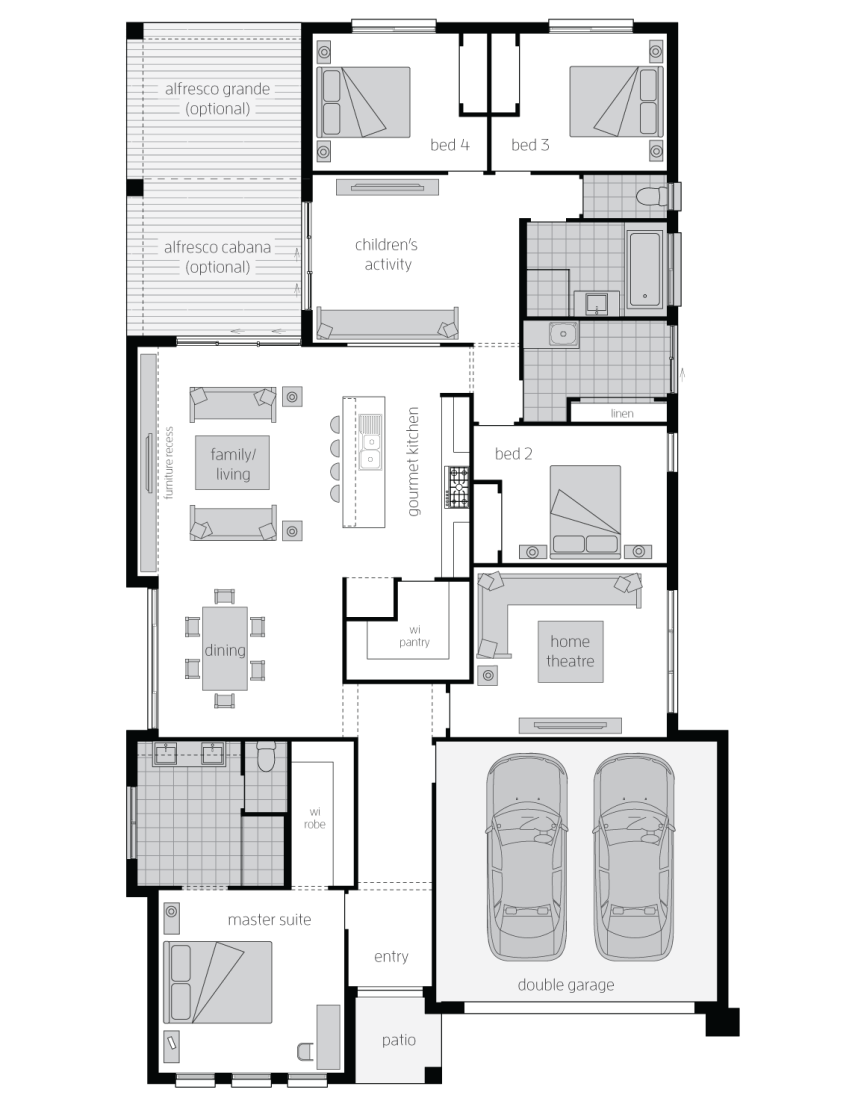 Veuve Executive Standard floorplan