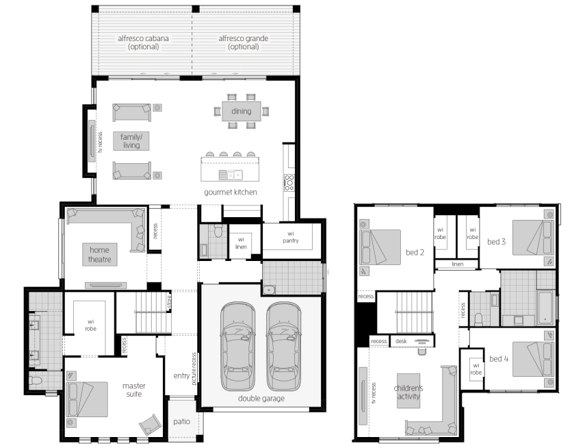 Avondale 38- Two Storey Floor Plan- McDonald Jones