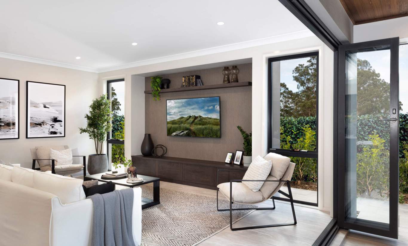 Seaview - Beautiful New Home Design - Living Room 
