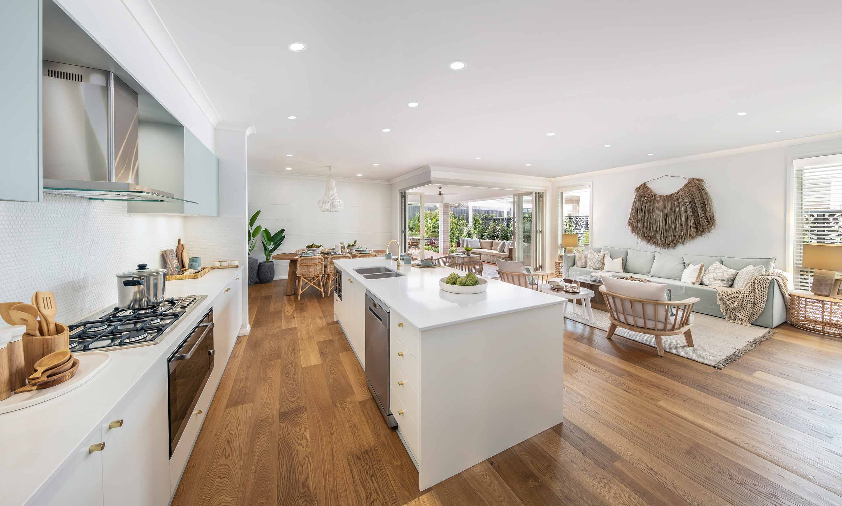 Coolum One- Kitchen, Living, Alfresco and Dining