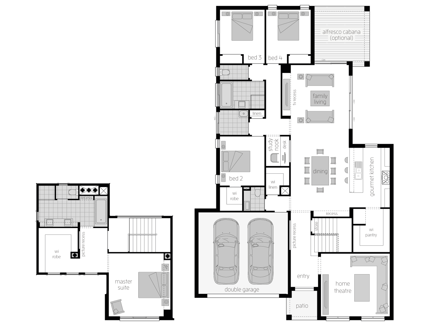Floor Plan - Ellerston31 - Two Storey Home - McDonald Jones