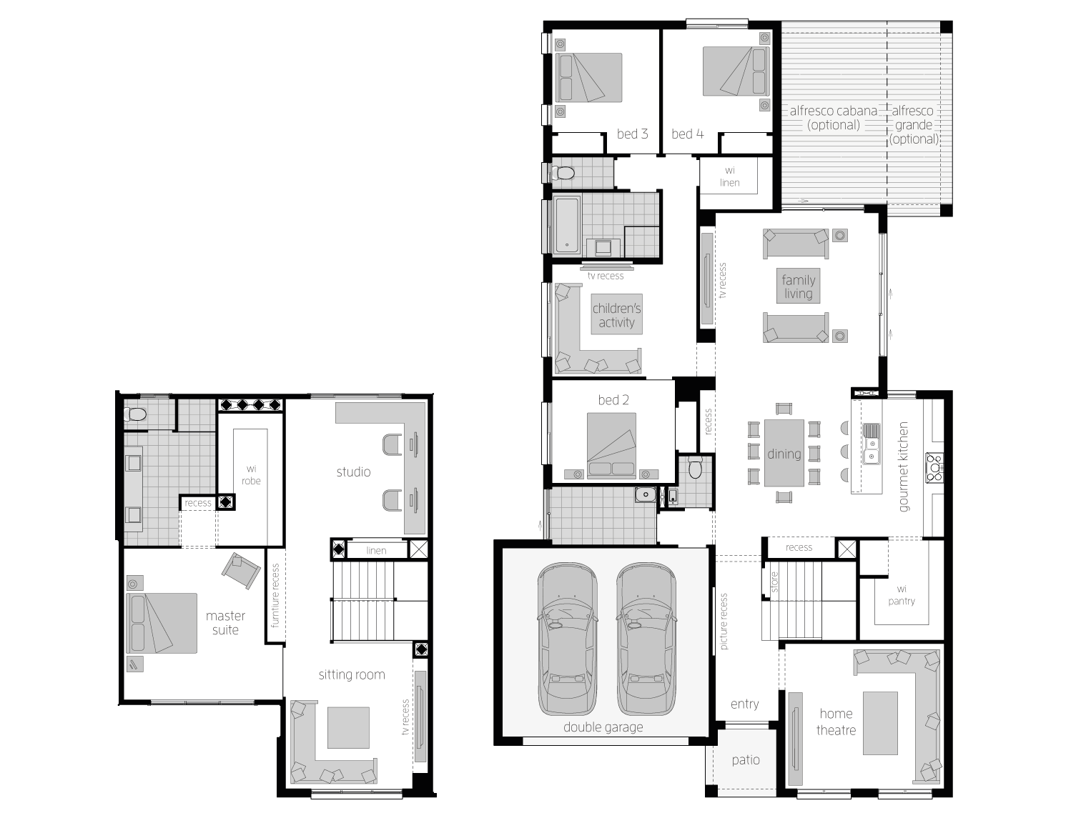 Floor Plan - Ellerston37 - Two Storey Home - McDonald Jones