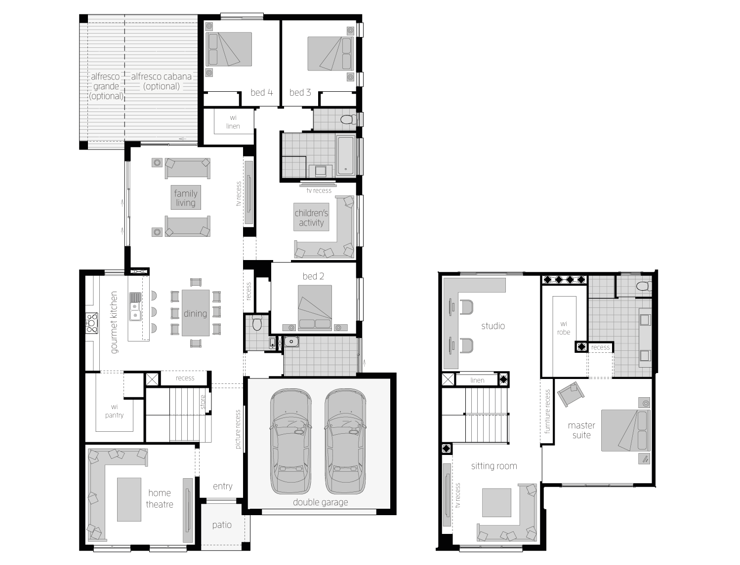 Floor Plan - Ellerston37 - Two Storey Home - McDonald Jones