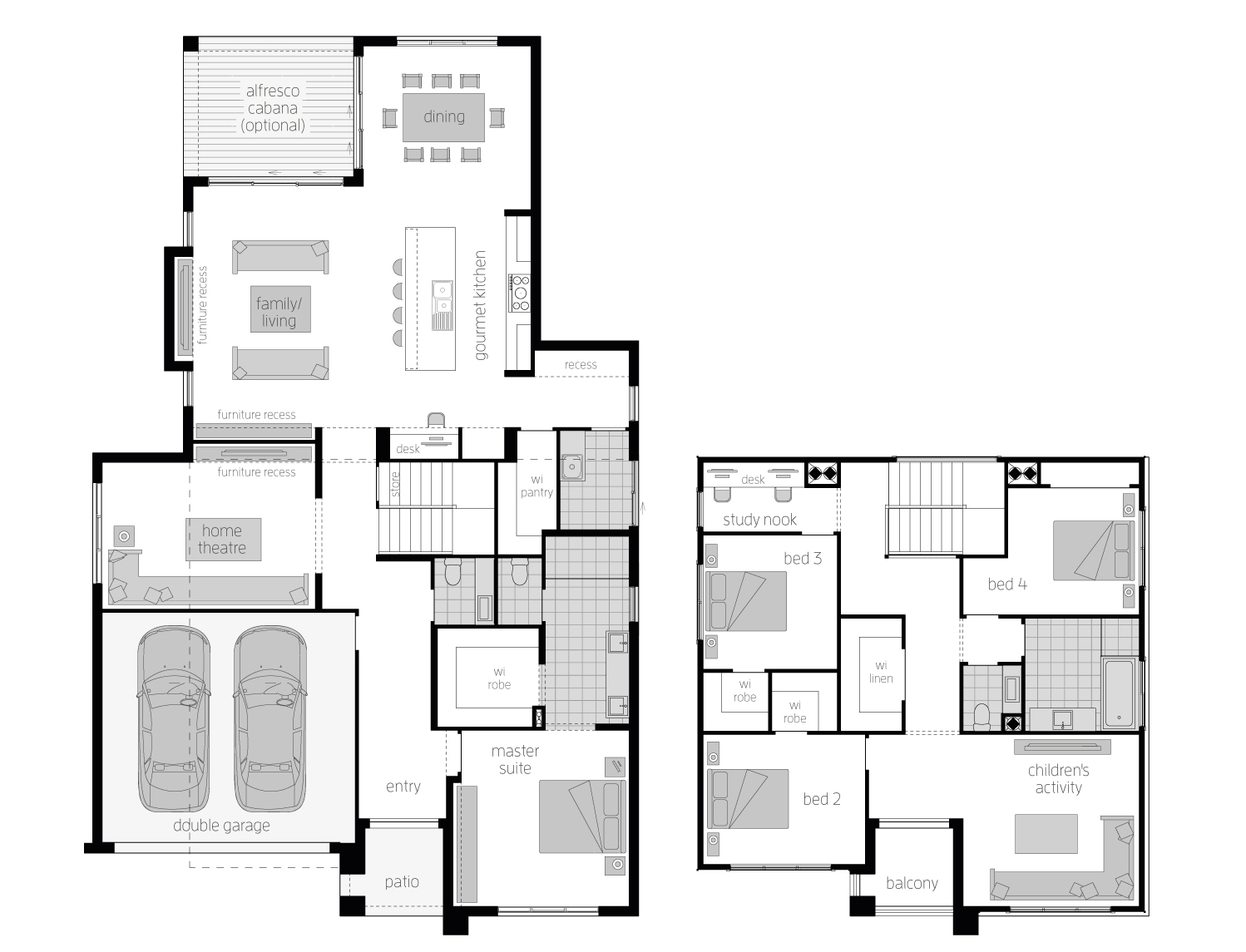 Cranbourne 36 standard floorplan