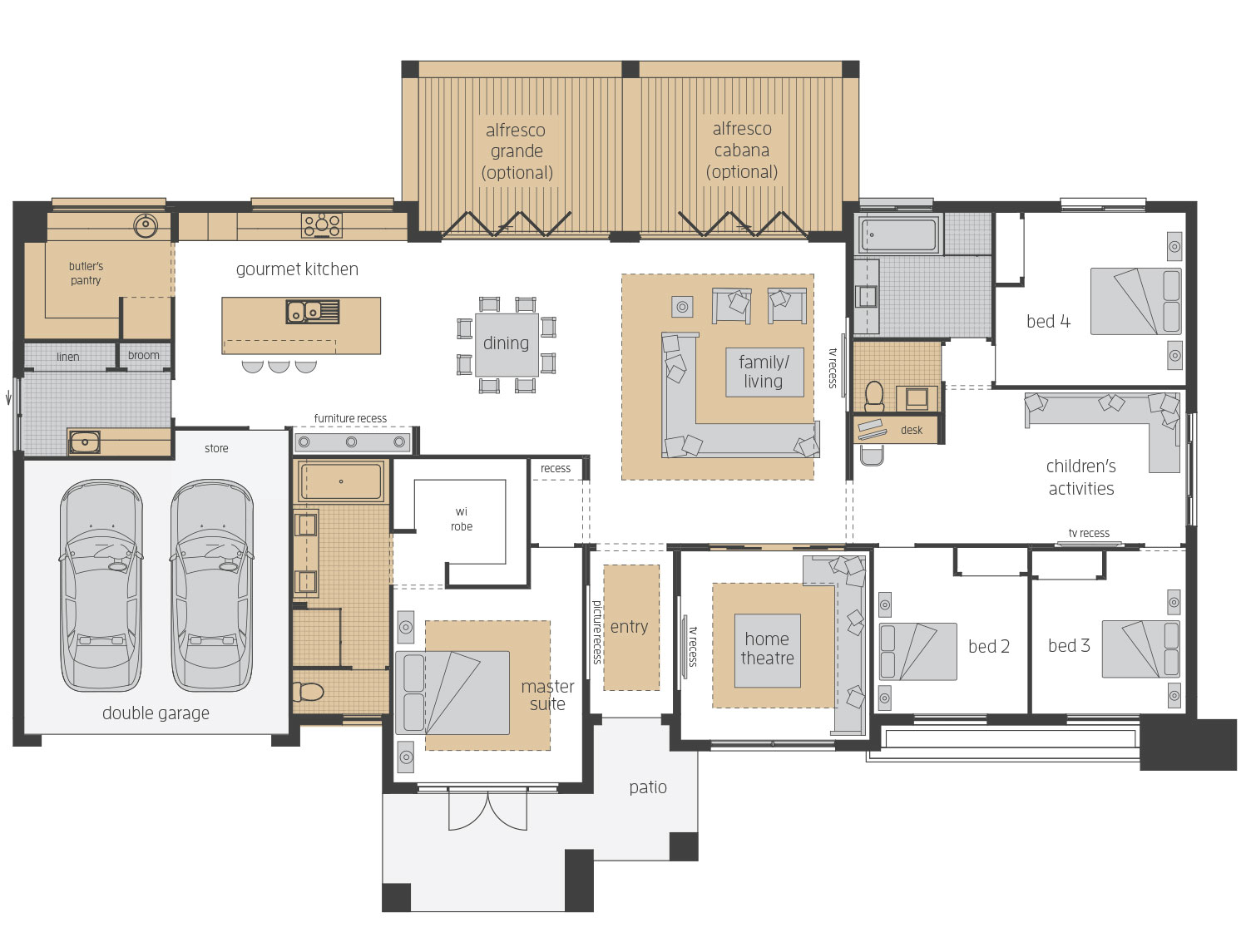 Esperance - Upgrades floor plans