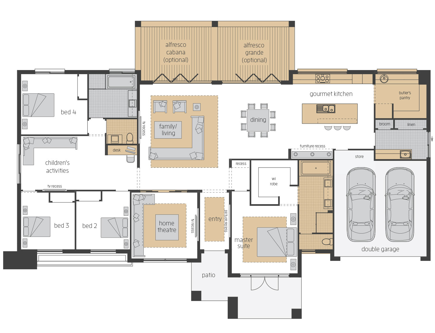 Esperance - Upgrades floor plans