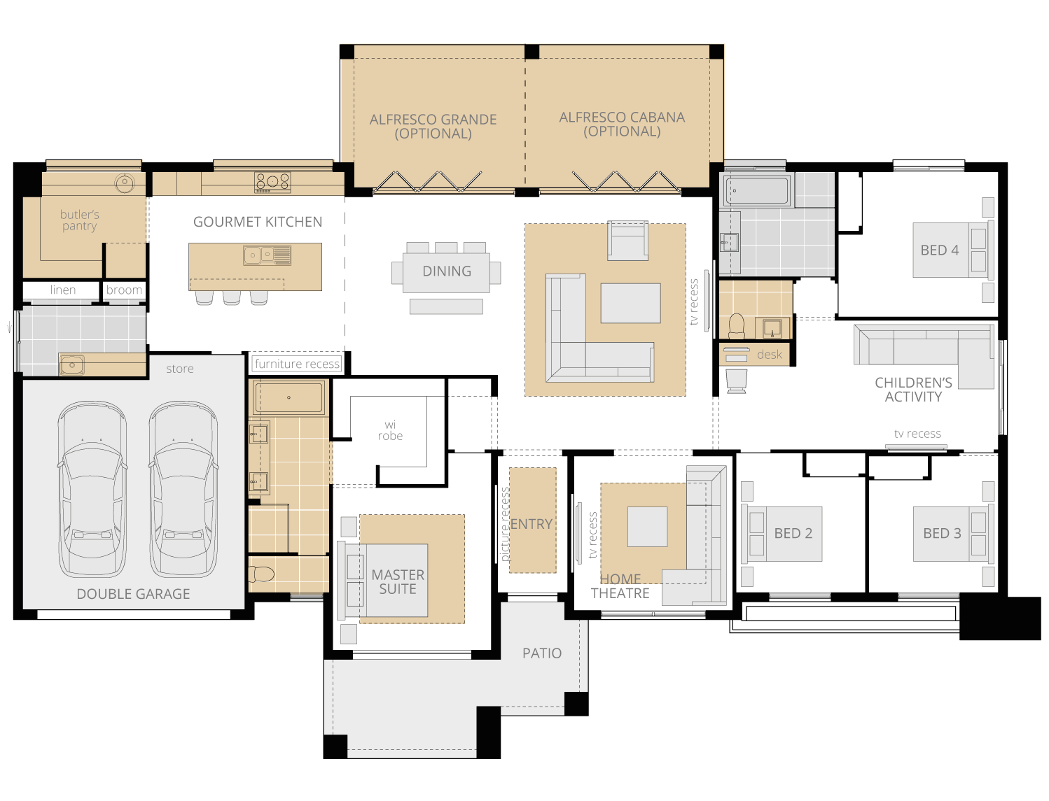 Esperance Grande- Acreage Floor Plan Upgrades- McDonald Jones