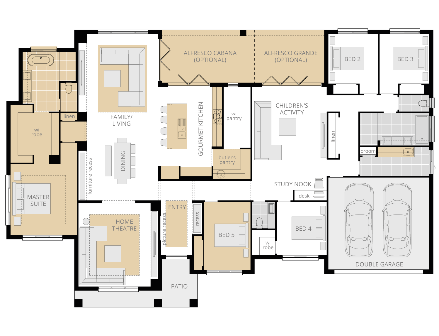 Tuscany- Acreage Floor Plan Upgrade- McDonald Jones