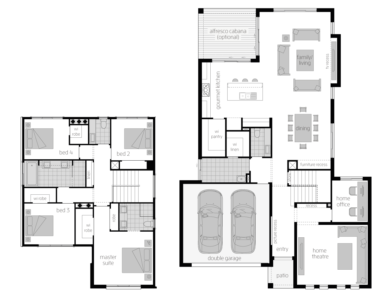 Floor Plan - Elanora32 - Two Storey Home - McDonald Jones