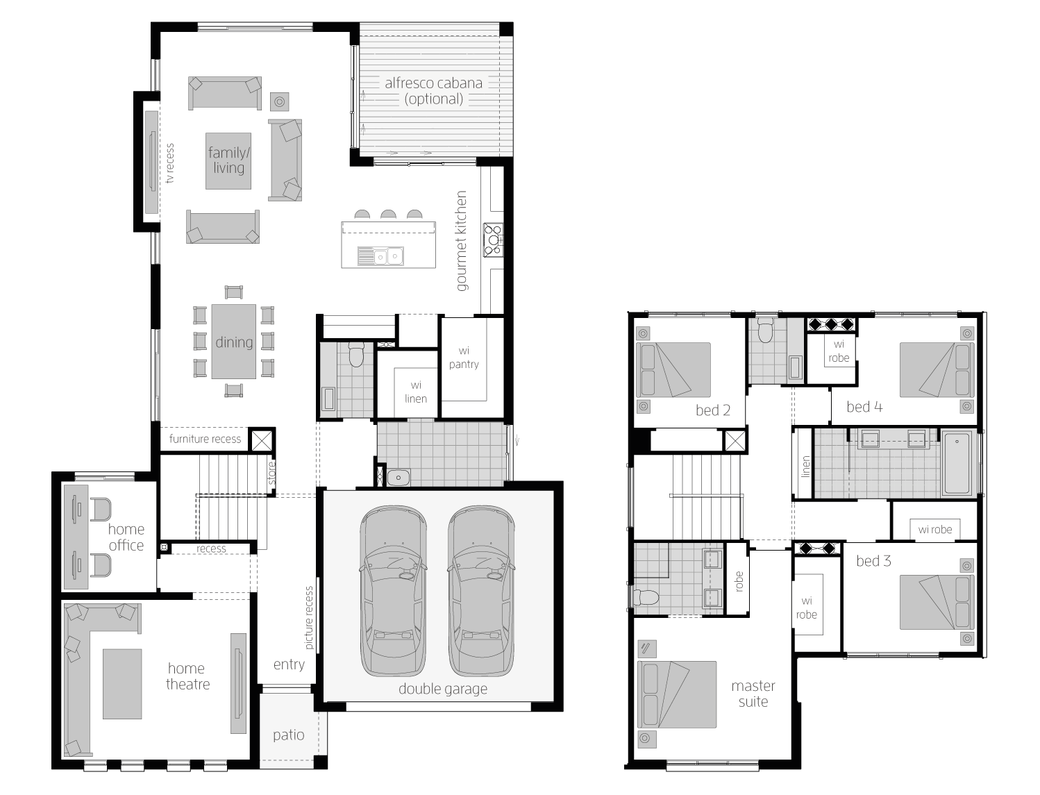 Floor Plan - Elanora32 - Two Storey Home - McDonald Jones