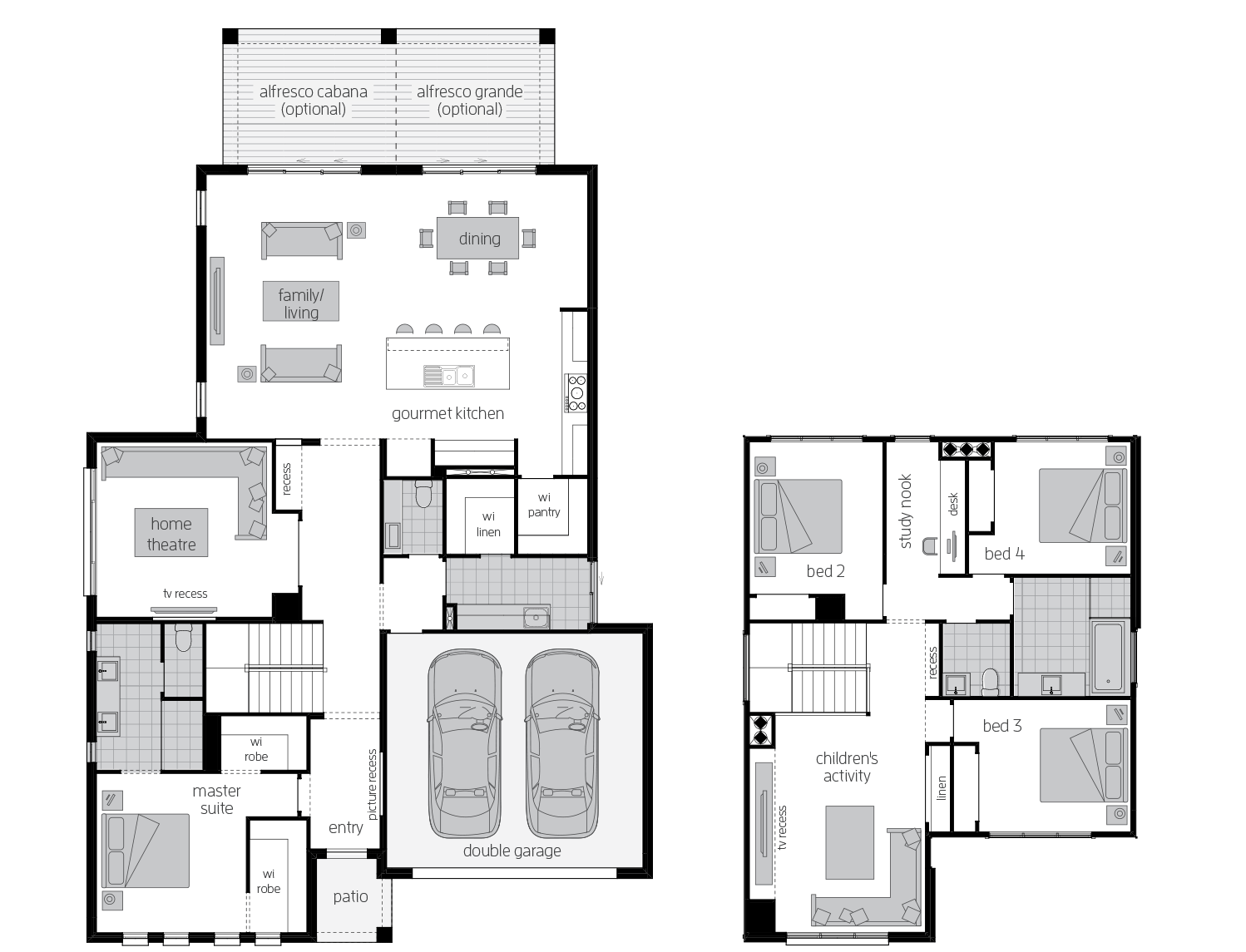 Avondale 34- Two Storey Floor Plan- McDonald Jones