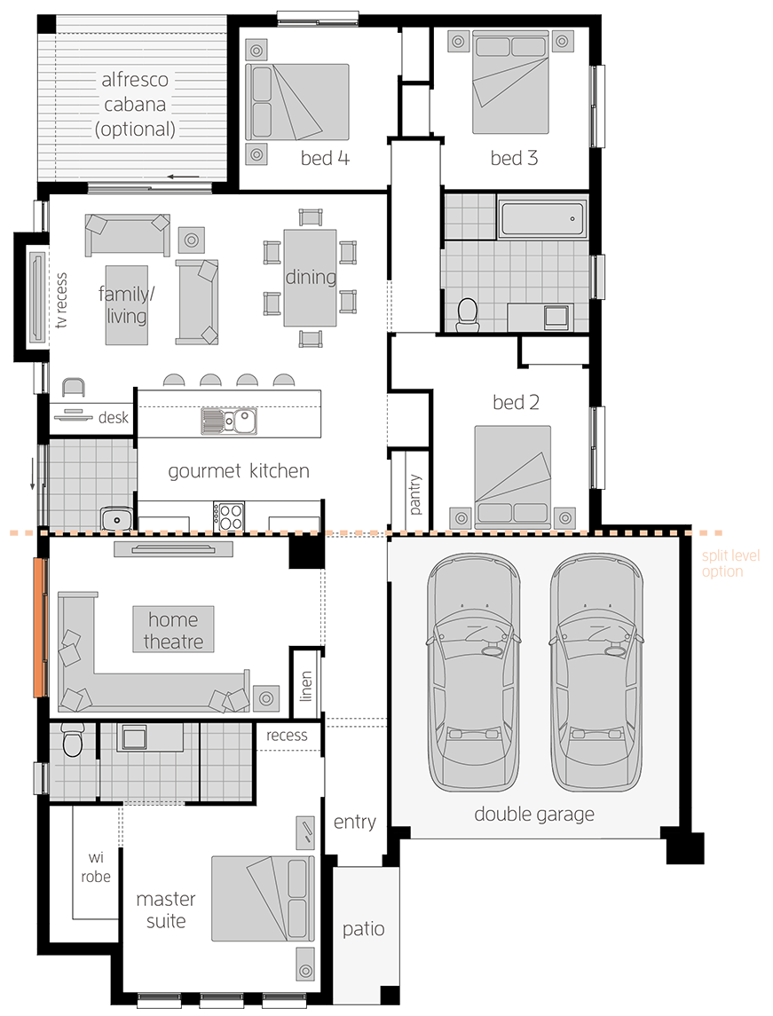 Chelsea Chelsea - Single Storey Floor Plan - McDonald Jones