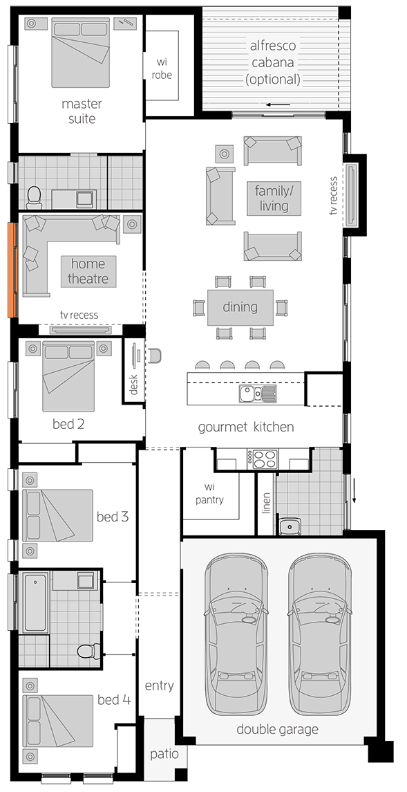 Cordova Cordova - Single Storey Floor Plan - McDonald Jones