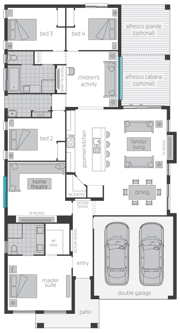 Havana Renwick floorplan lhs Havana Renwick floorplan lhs