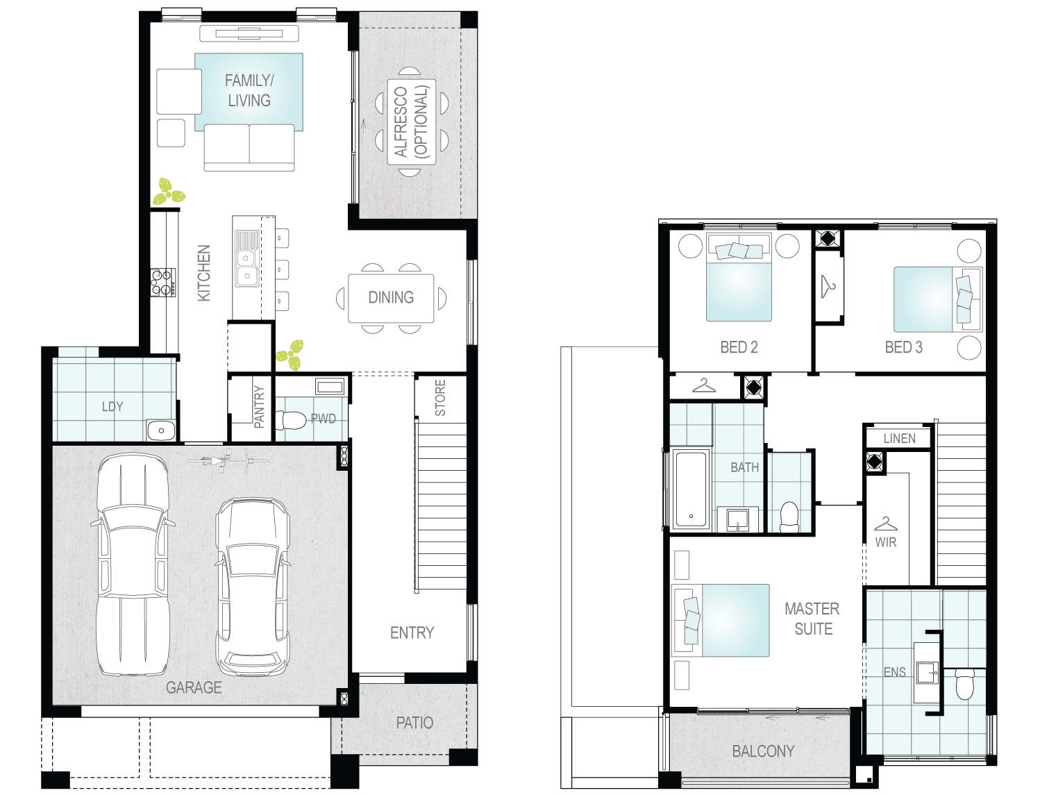 Architectural New Home Designs - Archerfield One Floor Plan 