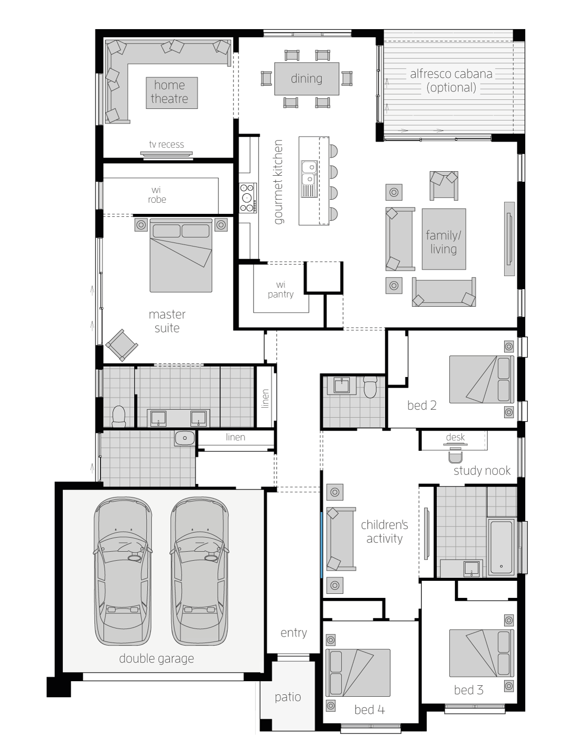 Admiral- Single Storey Floor Plan- McDonald Jones Admiral- Single Storey Floor Plan- McDonald Jones
