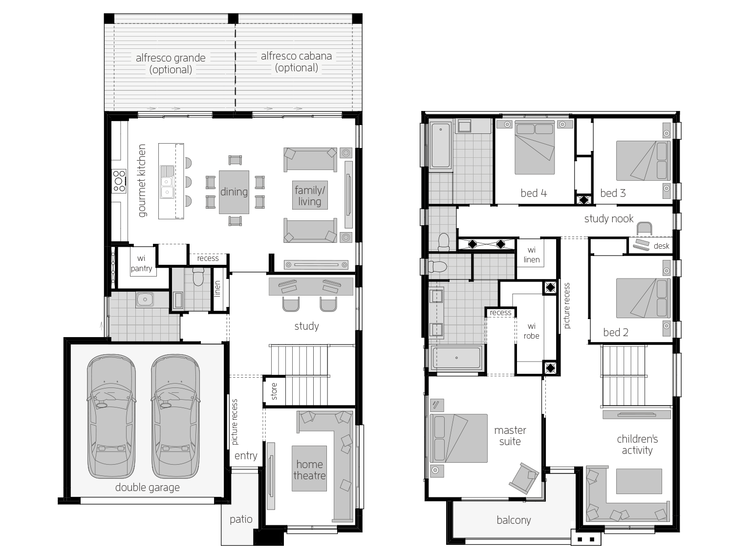 Architectural New Home Designs - Bridgetown 32 Floor Plan 