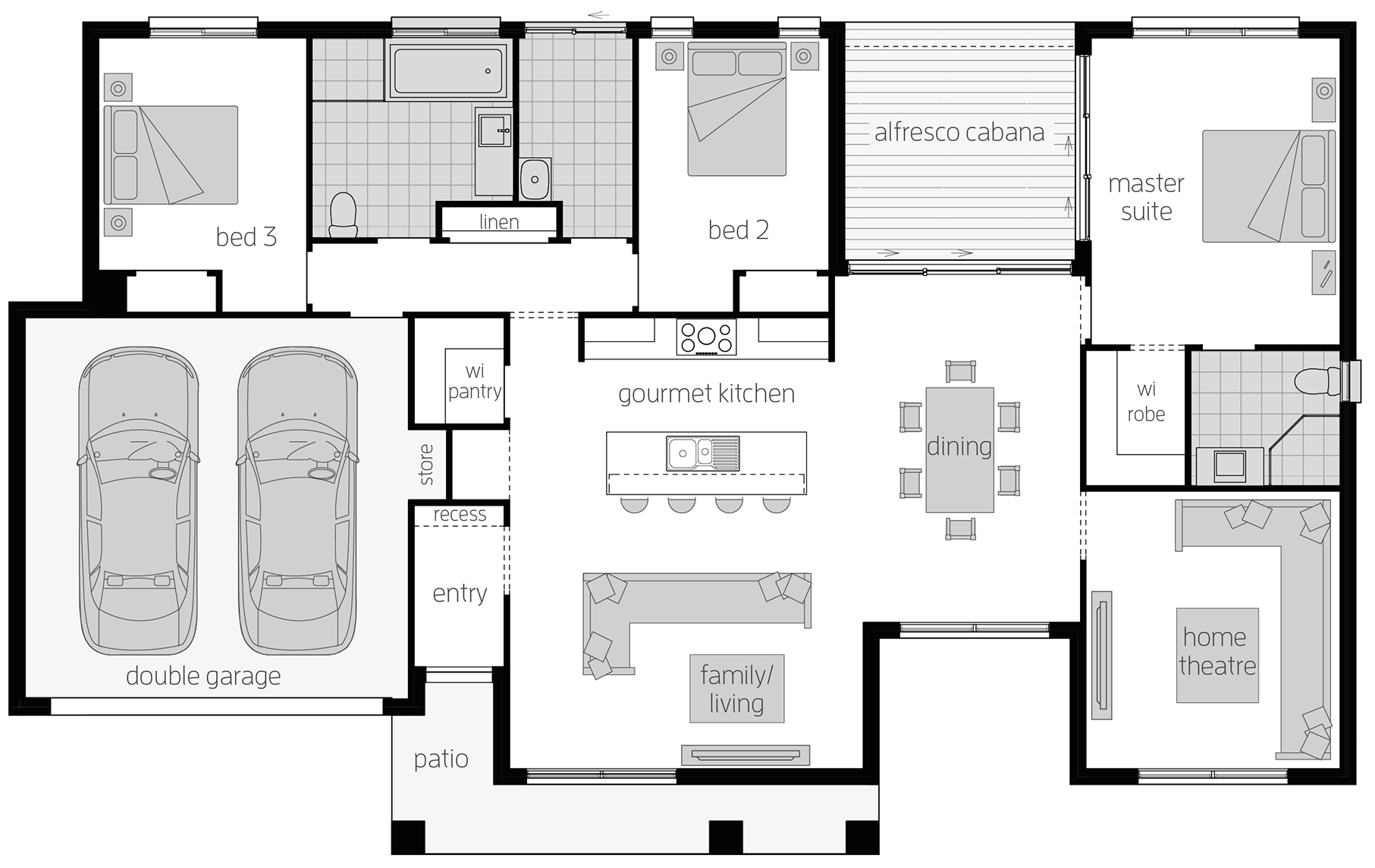 Boronia Boronia - Single Storey Floor Plan - McDonald Jones