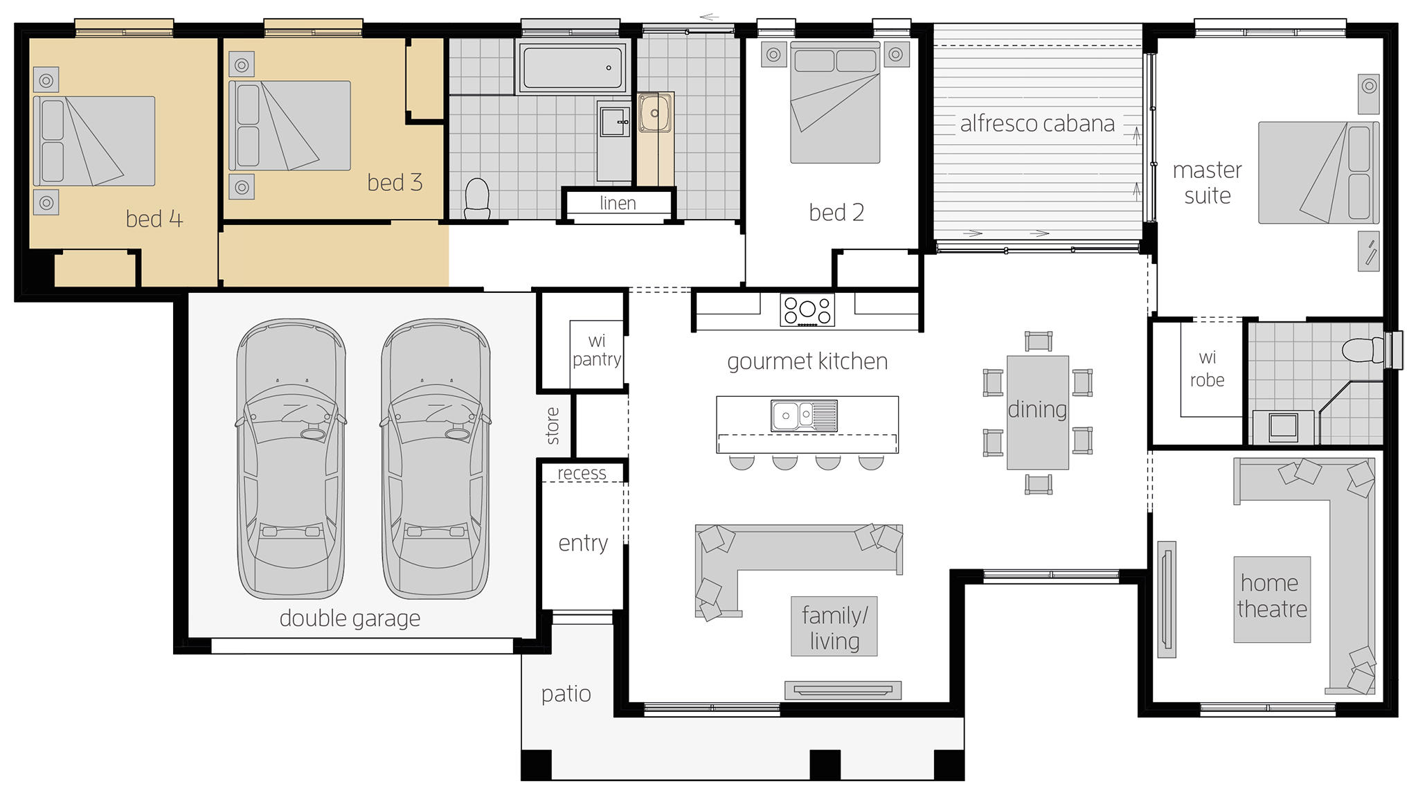Boronia Boronia - Single Storey Floor Plan Upgrade - McDonald Jones