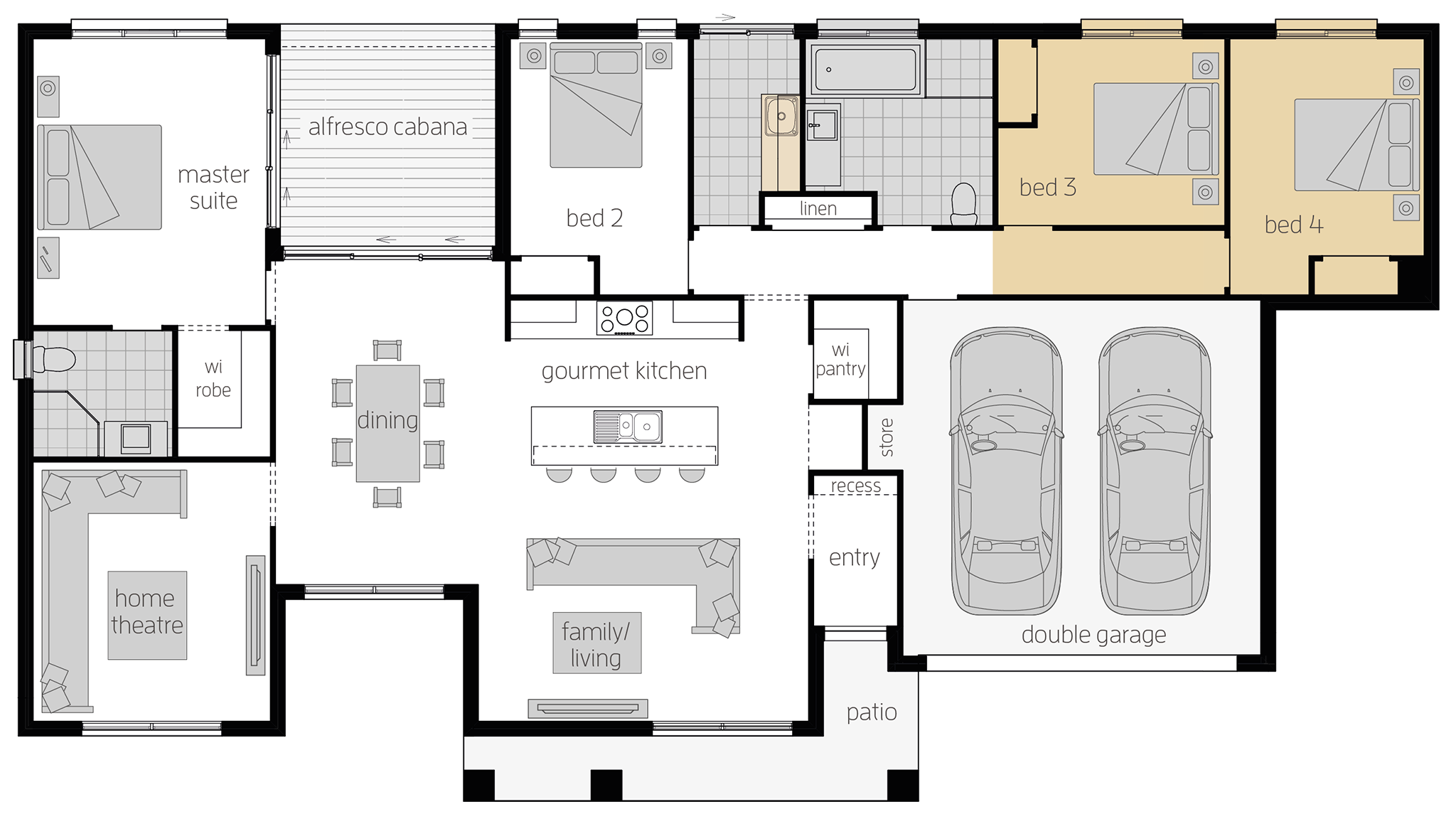 Boronia Boronia - Single Storey Floor Plan Upgrade - McDonald Jones