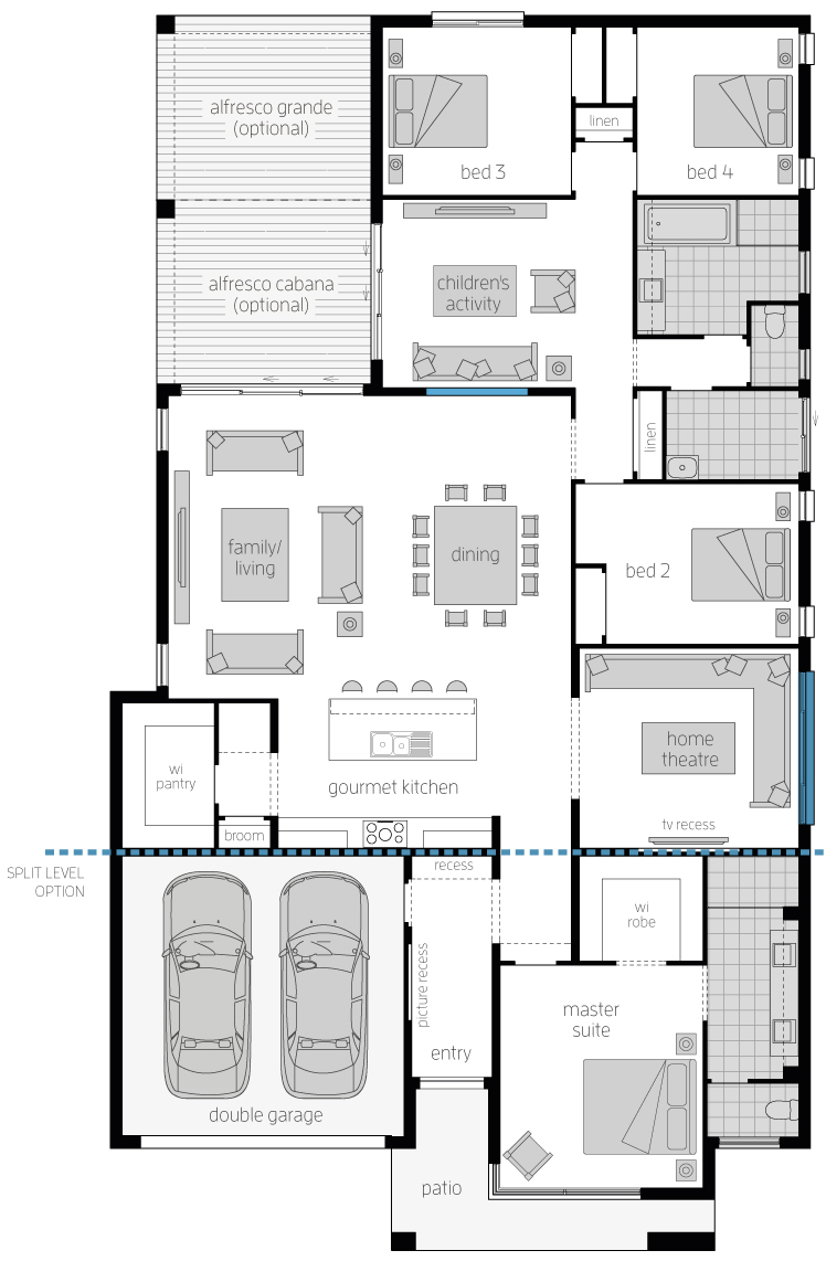 Capri Executive 16 Floor Plan by McDonald Jones Capri Executive 16 Floor Plan by McDonald Jones