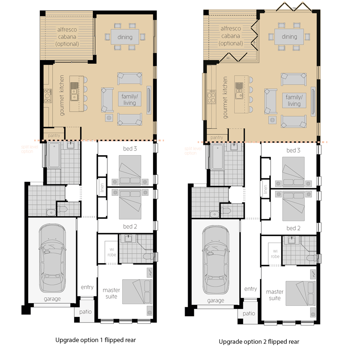 Hamilton Three Upgrades- Single Storey Floor Plan Hamilton Three Upgrades- Single Storey Floor Plan- McDonald Jones
