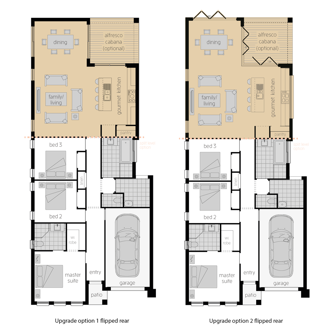 Hamilton Three Upgrades- Single Storey Floor Plan Hamilton Three Upgrades- Single Storey Floor Plan- McDonald Jones