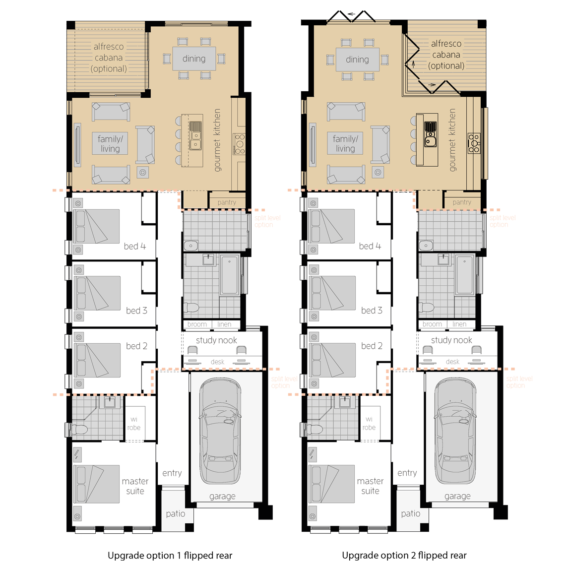 Hamilton Four Upgrades- Single Storey Floor Plan Hamilton Four Upgrades- Single Storey Floor Plan- McDonald Jones