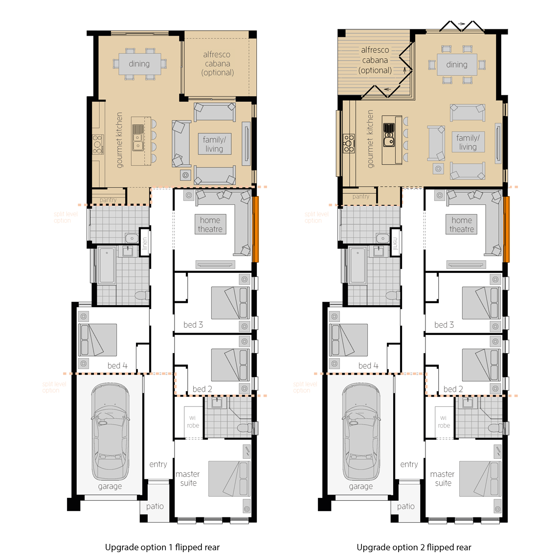 Hamilton Five Upgrades- Single Storey Floor Plan Hamilton Five Upgrades- Single Storey Floor Plan- McDonald Jones