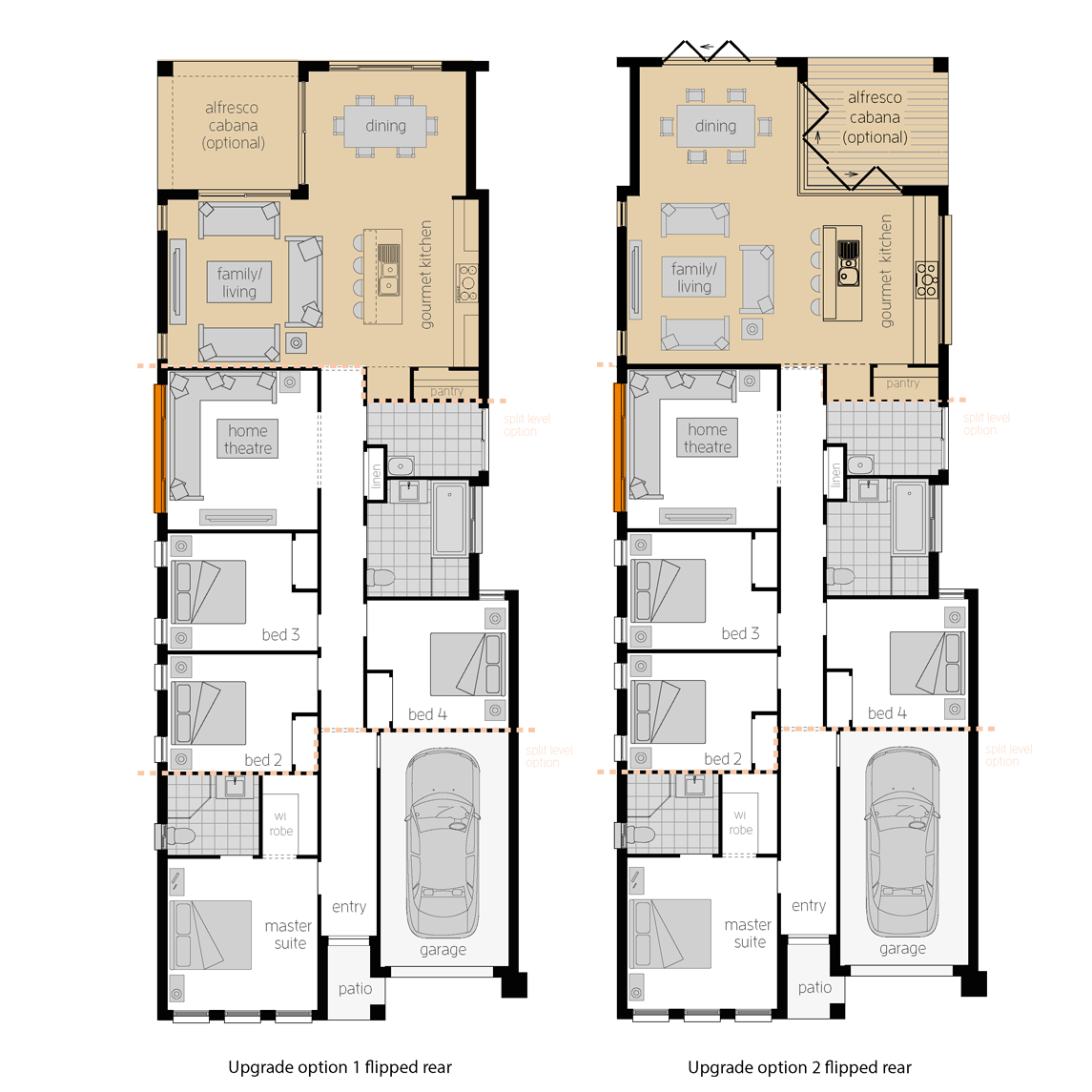 Hamilton Five Upgrades- Single Storey Floor Plan Hamilton Five Upgrades- Single Storey Floor Plan- McDonald Jones