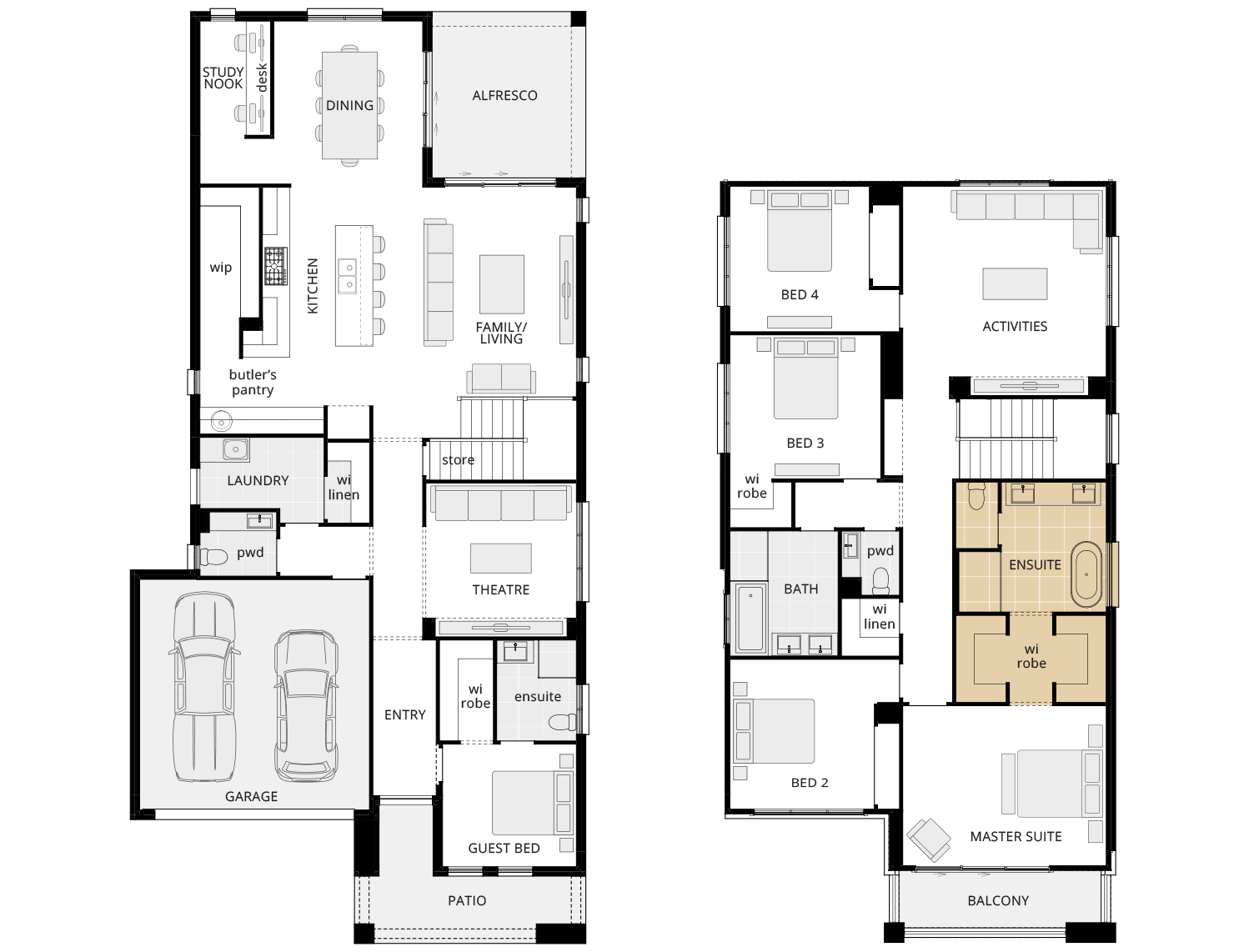 double storey floorplan manhattan 38 alternate ensuite rhs