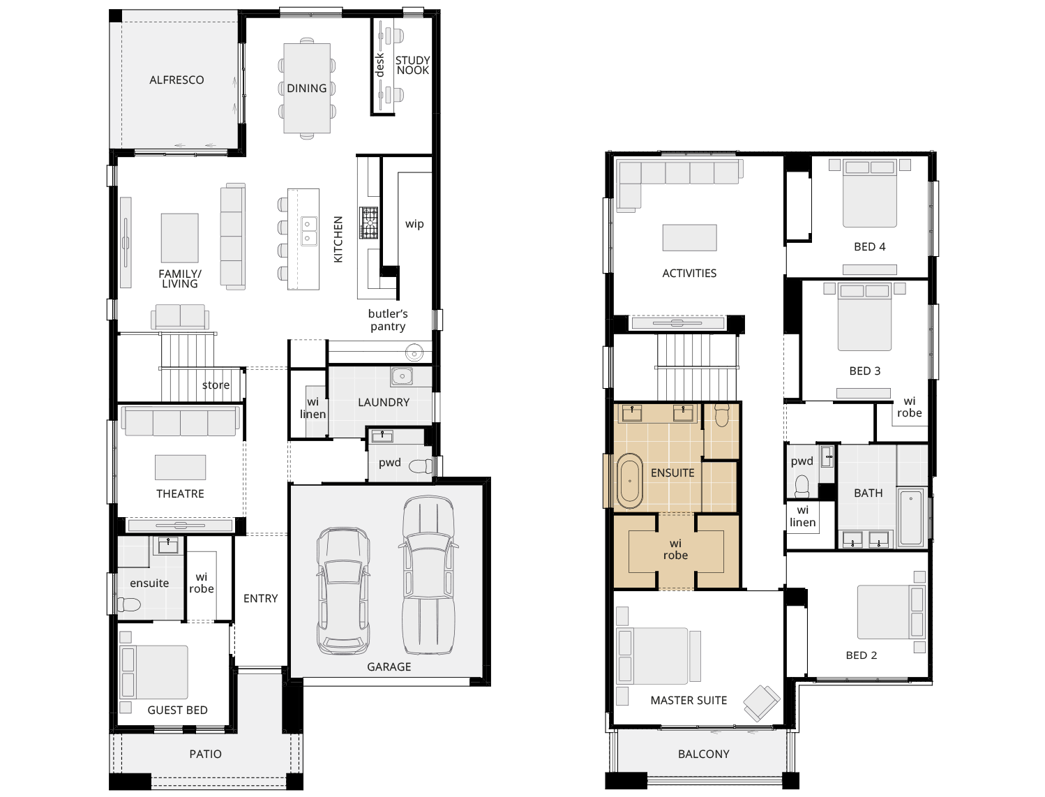 double storey floorplan manhattan 38 alternate ensuite rhs