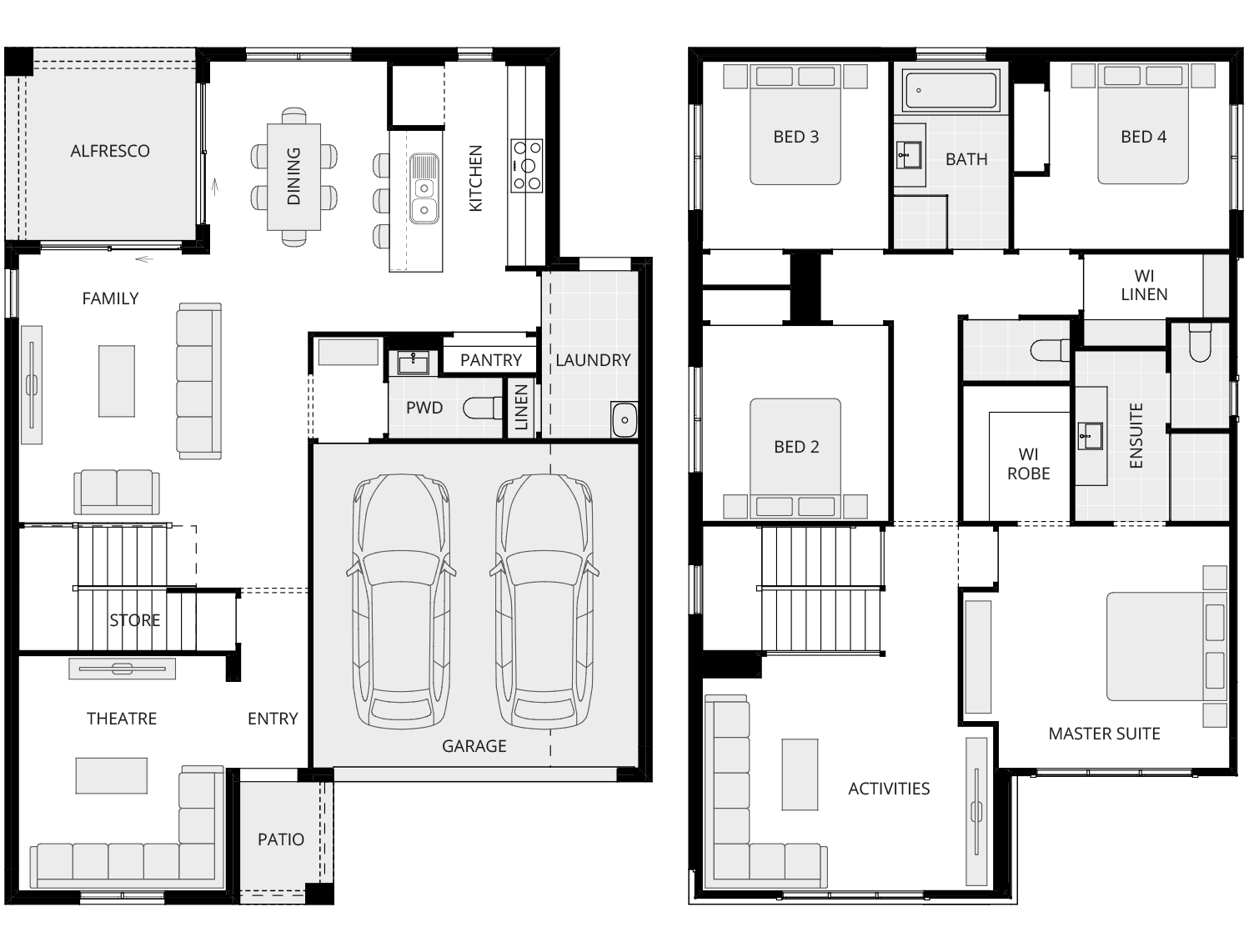 two storey home design everyday lurento one rhs