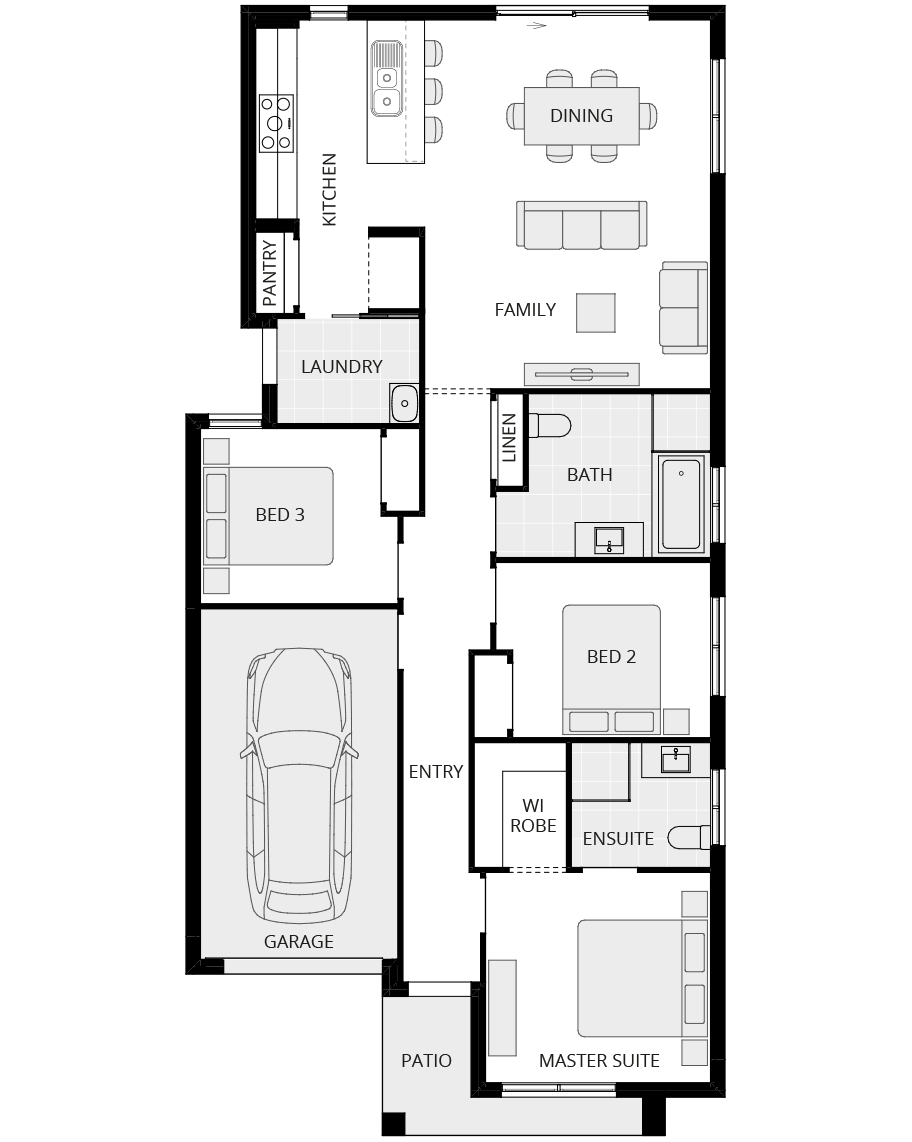 single storey home design everyday tavira one rhs
