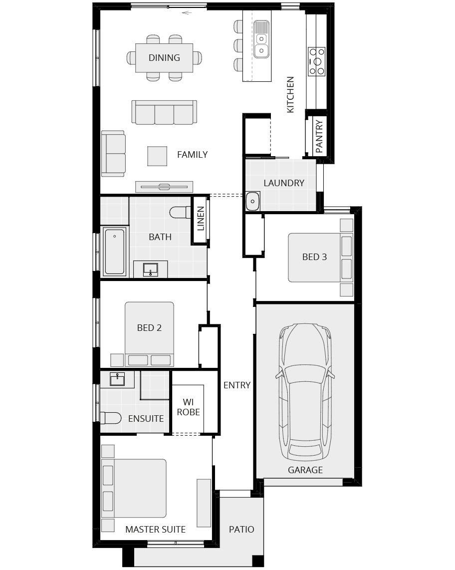 single storey home design everyday tavira one rhs