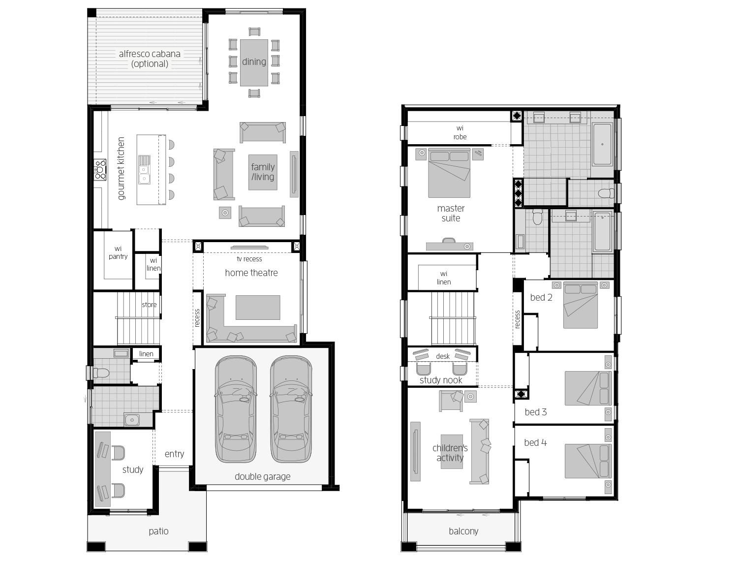 St. Clair 37 Two- Two Storey Floor Plan- McDonald Jones