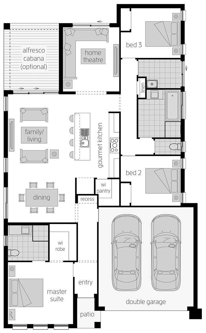 Nova Two Nova Two - Single Storey Floor Plan - McDonald Jones