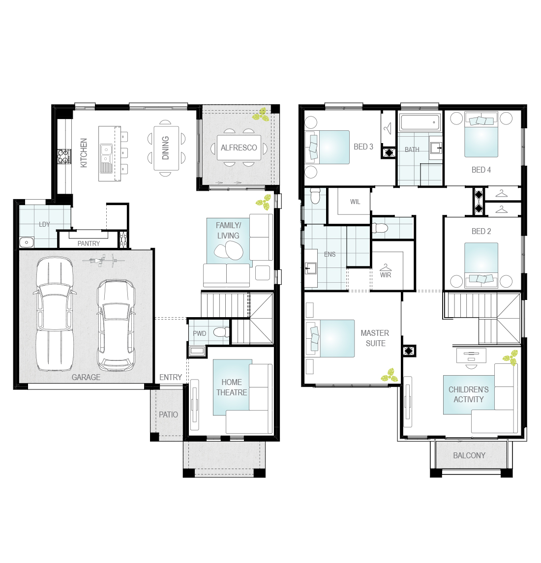 Lurento Two - Single Storey Floor Plan - McDonald Jones