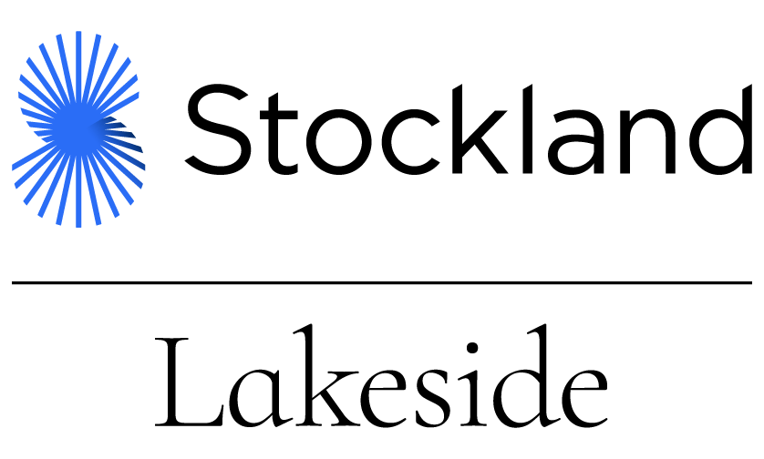 lakeside house and land estate logo