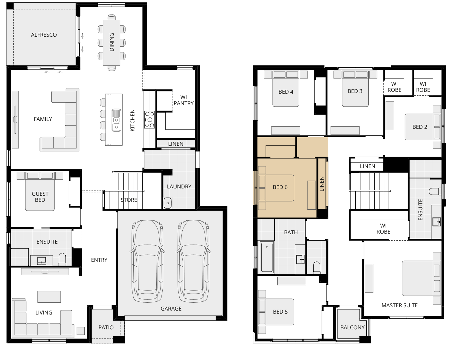 two storey home design essence nevada one option floorplan bed 6 ilo activities rhs