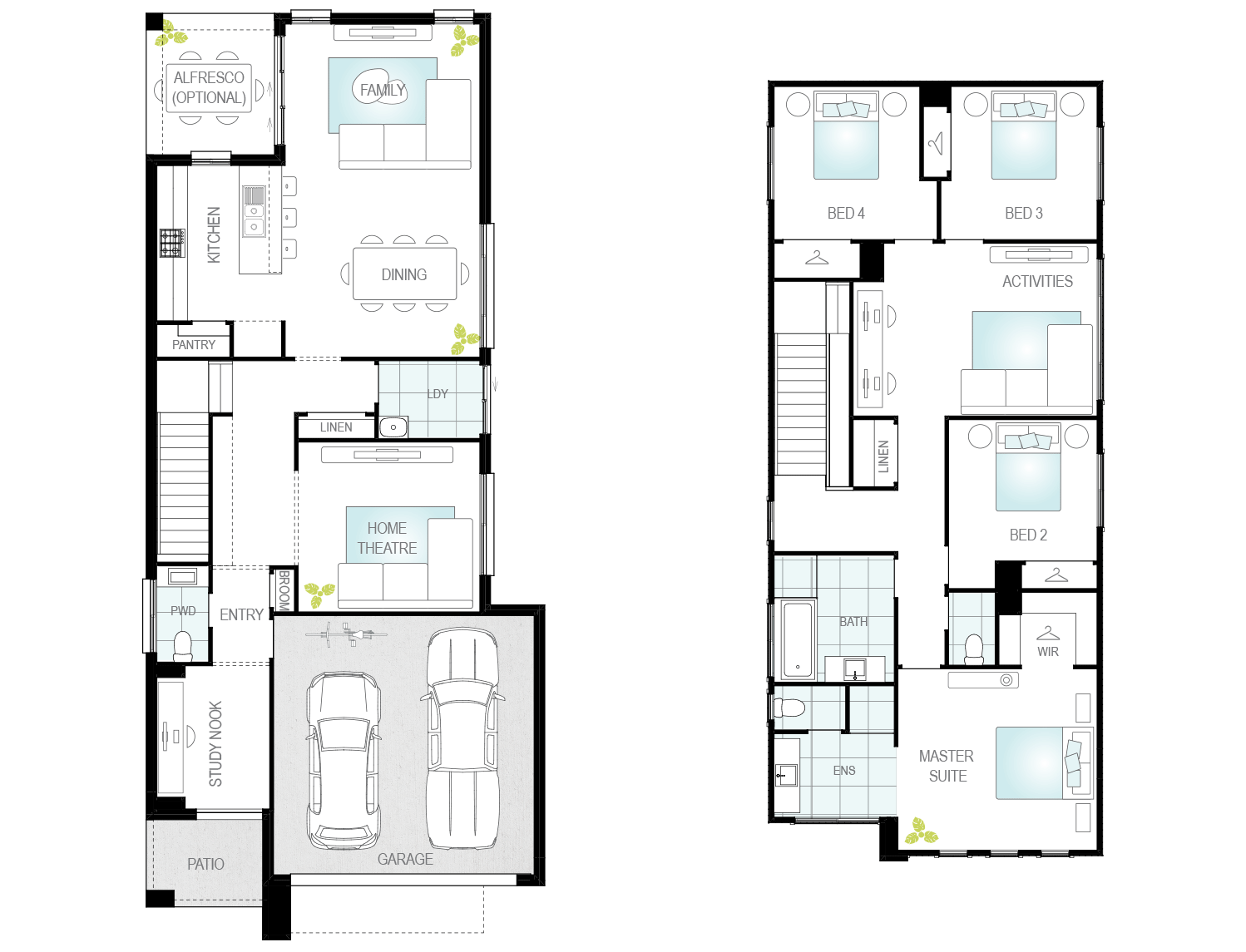 clemente-now-two-storey-standard-floorplan-lhs
