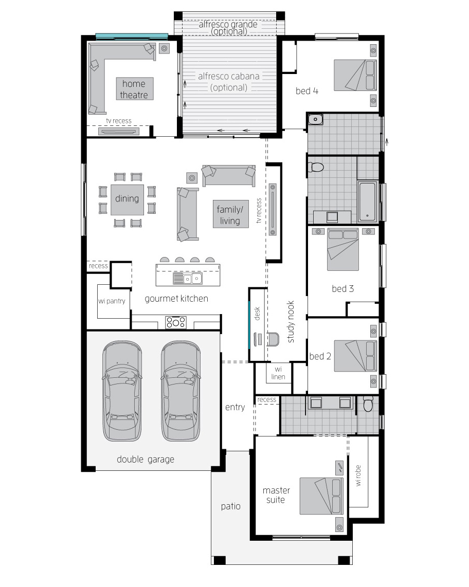 Floor Plan - Essington One - McDonald Jones Floor Plan - Essington One - McDonald Jones