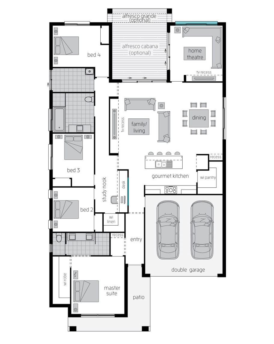 Floor Plan - Essington One - McDonald Jones Floor Plan - Essington One - McDonald Jones