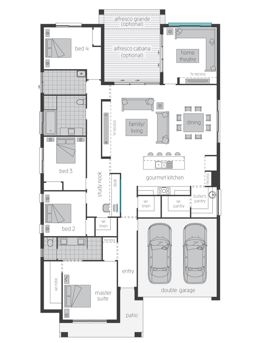 Floor Plan - Essington Two Floor Plan - Essington Two - McDonald Jones