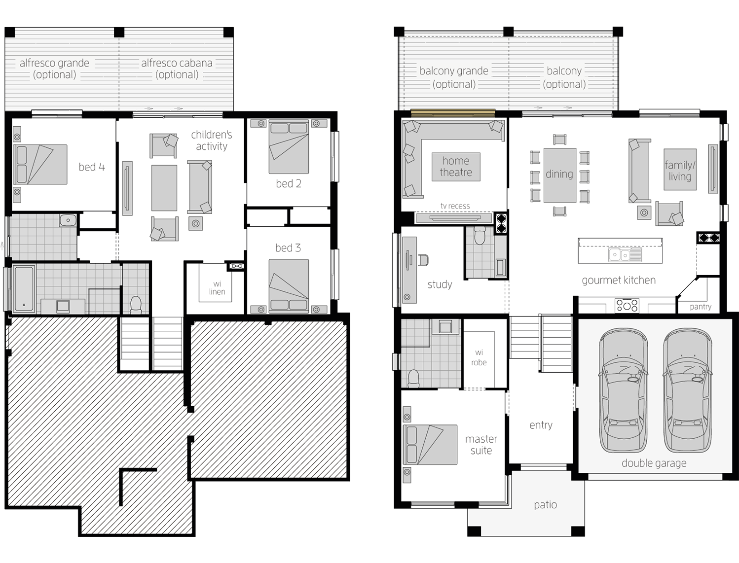 Horizon Sloping Block House Design Mcdonald Jones Homes